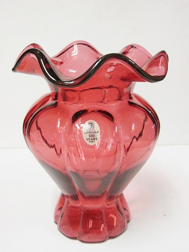 5355CC "Cranberry" Melon Vase<br>(Click Picture-FULL DETAILS)<BR>